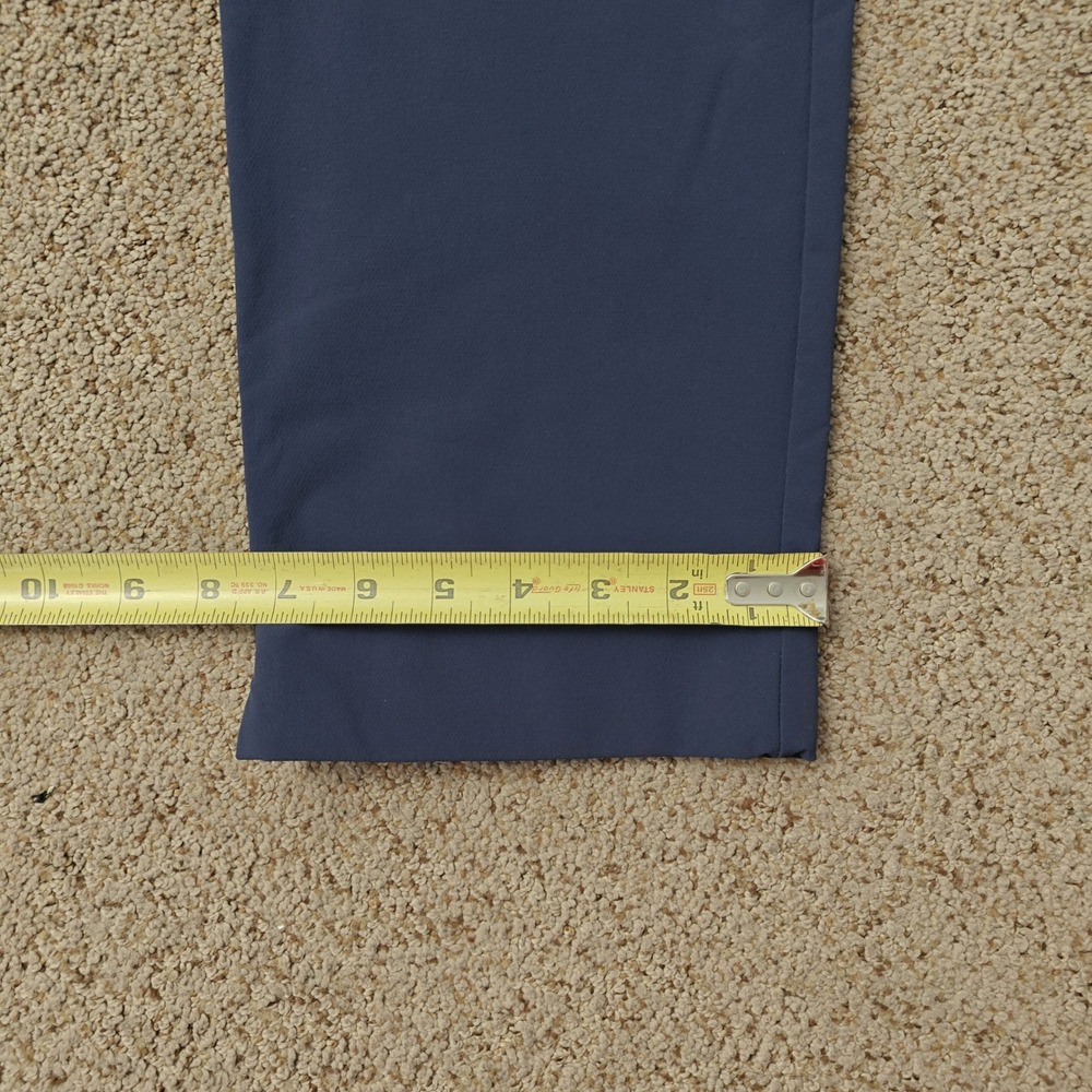 KJUS Women Collagen Straight Pants Navy Blue Slim‎ Fit Golf Trousers Size XS - Picture 13 of 14